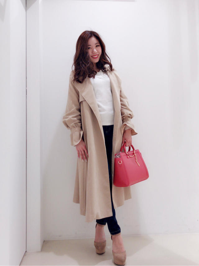 スエードトレンチコート♡chisato