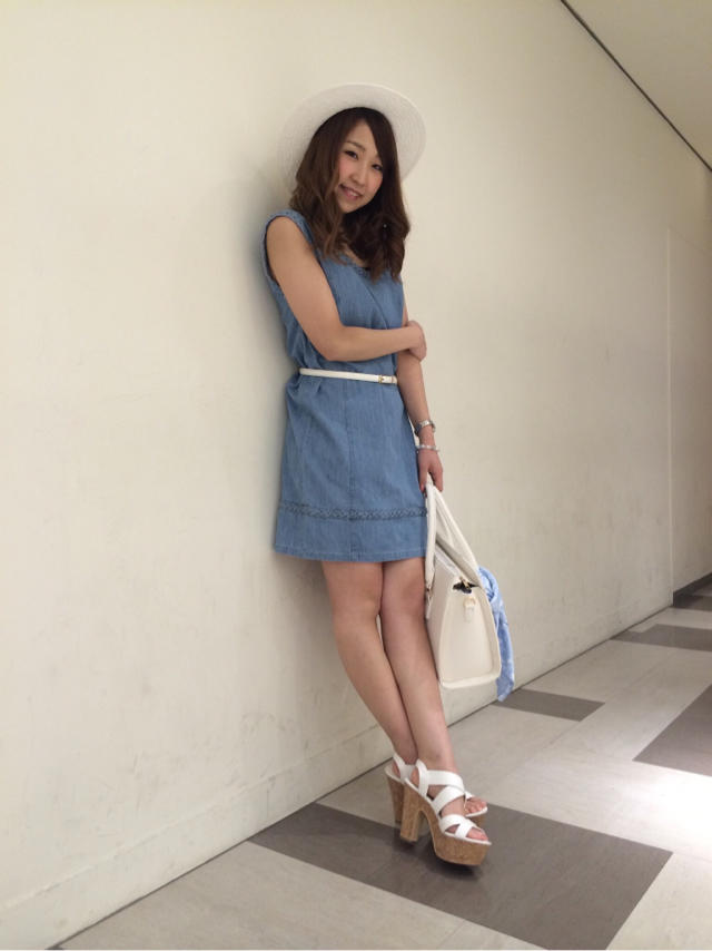 今期トレンド！デニム♡お洒落ワンピ