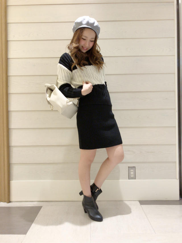 インナーパンツ付きで安心！！着回し力バツグンニットアップ♡nao
