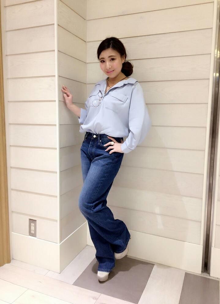 春見えカラーシャツ☆ayae