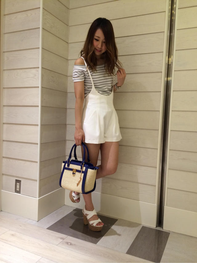 ボーダー×サロペットコーデ♩♩みかのOFFDAY京都観光♡