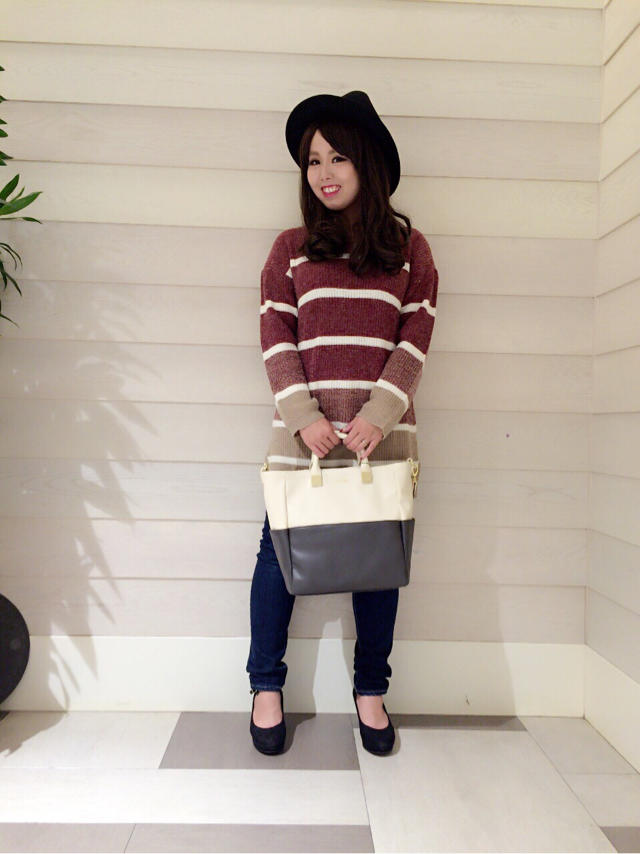 ゆ〜ったり♡ボーダーKnitちゃん♡♡♡みか