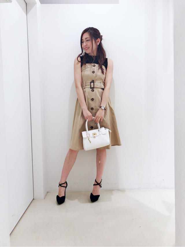スタッフ一押しトレンチワンピース♡chisato
