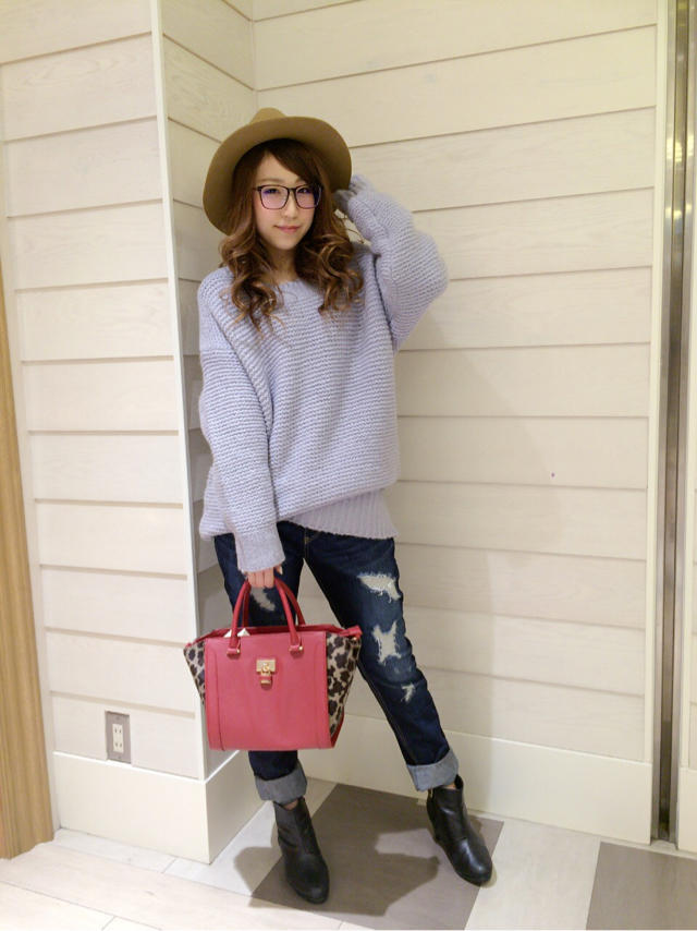 ゆるニットでカジュアルに☆ニットワンピでも使える2way！！new nail♡nao