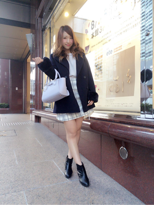 シンプルで清楚☆ガーリーコーデ♡nao