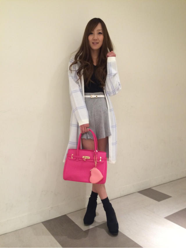 チェックをオシャレのワンポイントに♡♡ネイルチェンジ写メ**