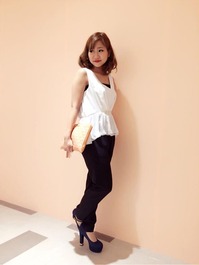 パーティstyle**ウエストにはキラキラビジュー**ディズニーoffshot♡