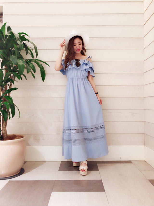 【Beach Collection  vol.1】やっぱりマキシワンピースが鉄板♡chisato