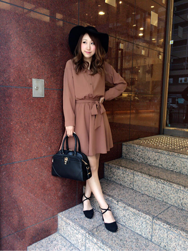大人女子になれる♡シャツワンピ