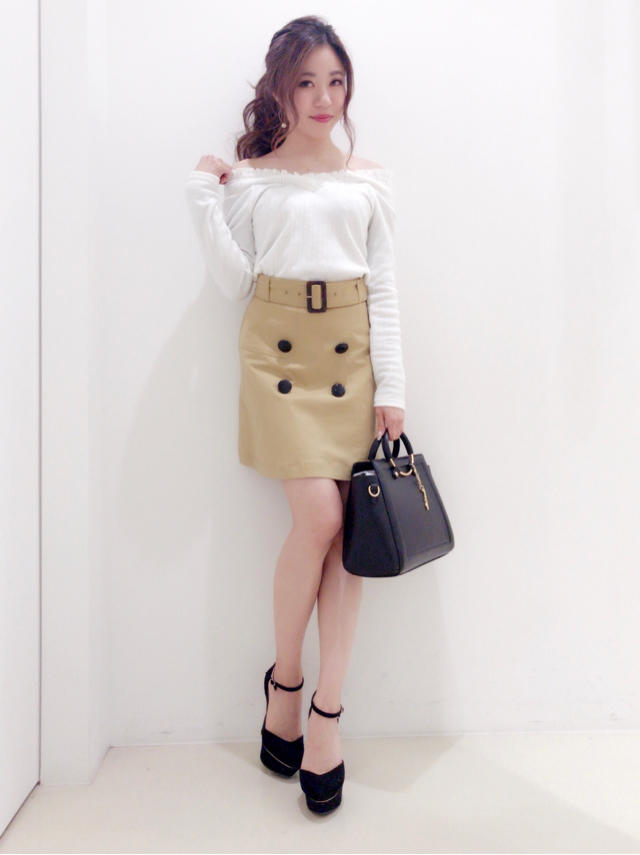 今年トレンドのトレンチスカート♡スタッフ購入品紹介♡chisato