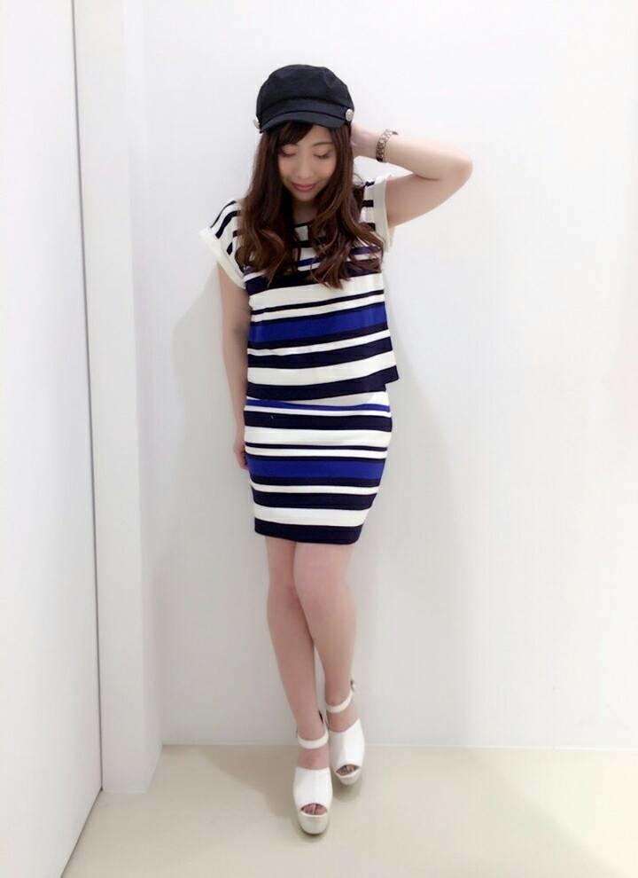 新作☆セシルらしいボーダーセットアップ☆ayae 
