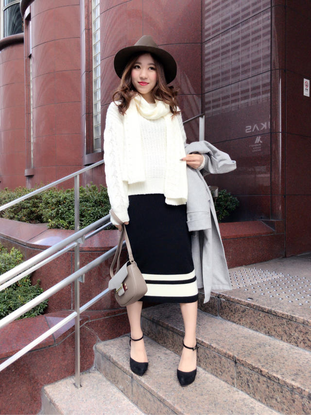 再入荷♡ストール付きニット♡初詣行ってきました♡chisato
