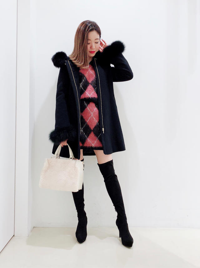 アーガイルニットセットアップ♡chisato