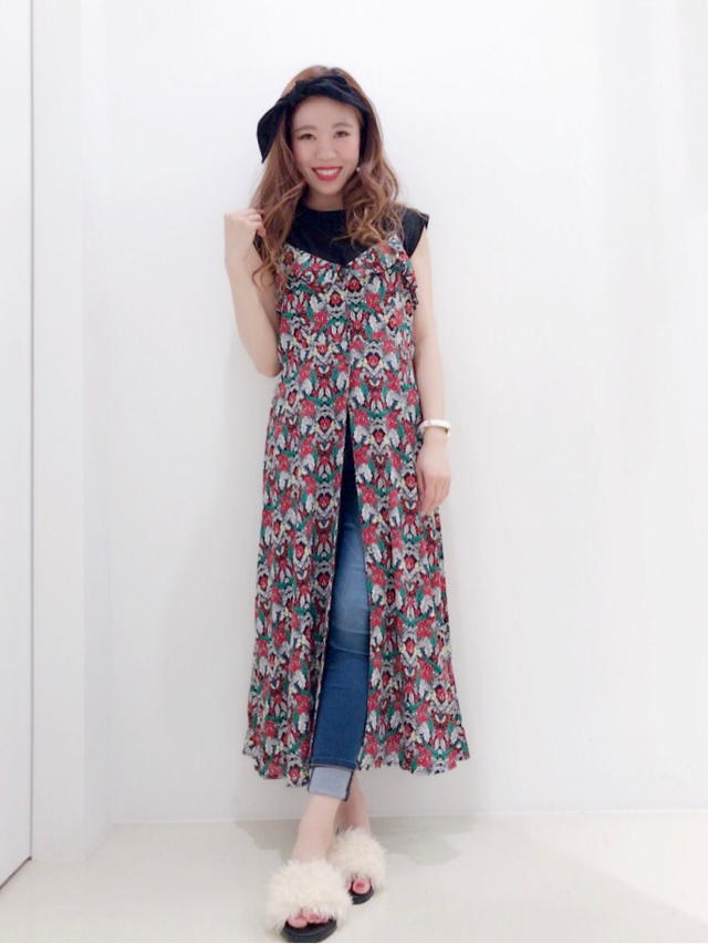 AW新作♡今から着れる花柄ワンピース♡chisato