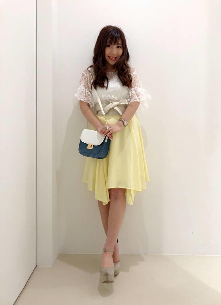 アシメスカート+レースでモテ服コーデ☆ayae