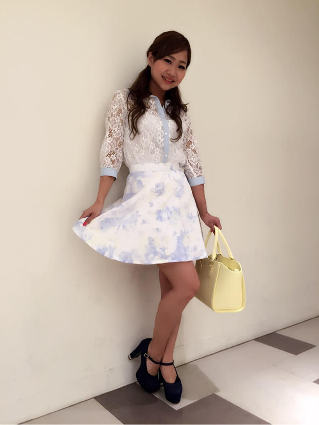 フェミニンコーデ♡春人気レース！