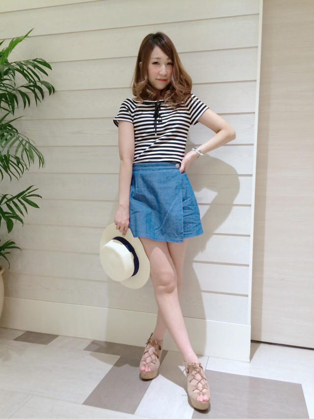 動きやすいっ！これからのBBQなど、、カジュアルコーデ♡ NEW nail ♡ちろ