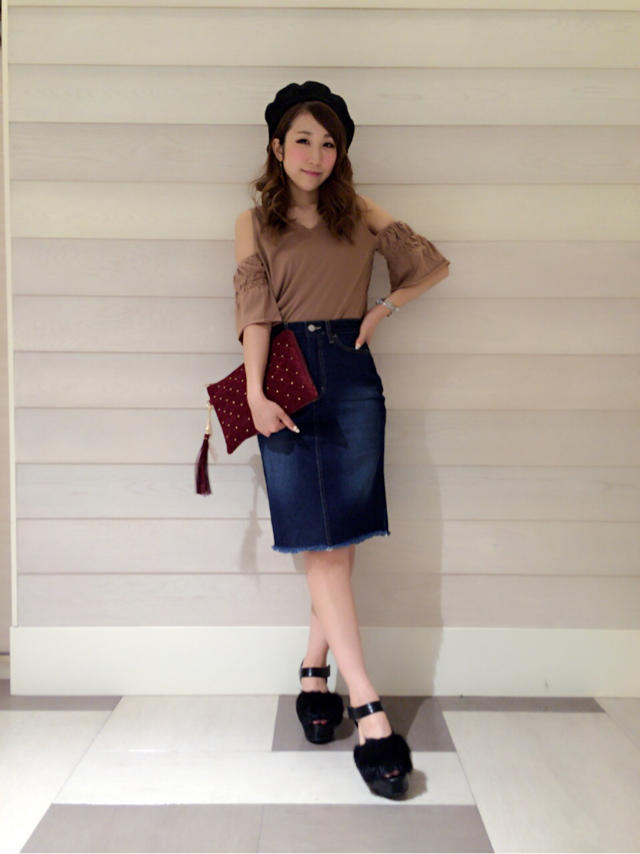 二の腕カバーに◎な流行りのオフショル風トップス♡off shot京都ぶらりしてきました♪