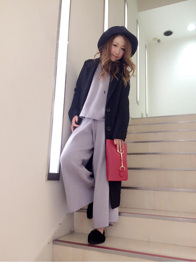 シンプルで着回し沢山出来るミラノリブセットアップ♡chisato