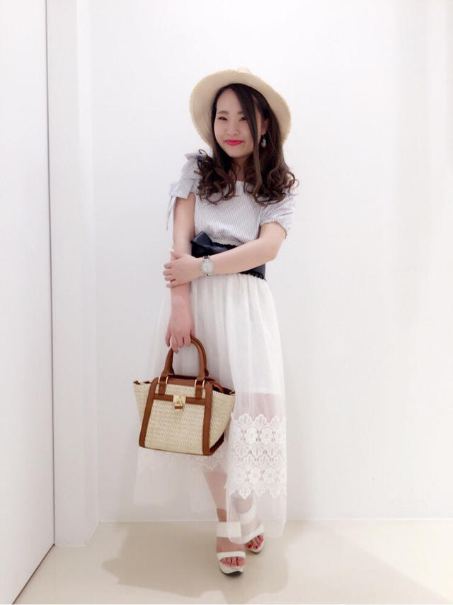 この夏デート服に♡爽やかコーデ♡chisato