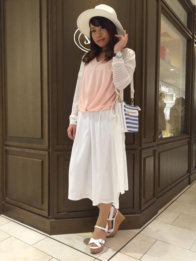 ドレープがワンポイント♡♡ぴろ店長のNew Nail