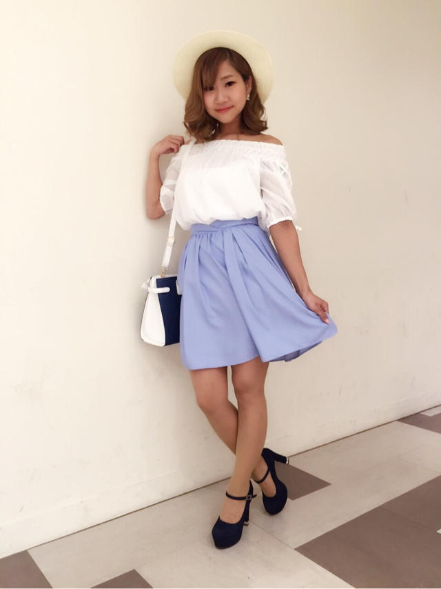 オフショルトップス☆春のガーリーSTYLE♡♡