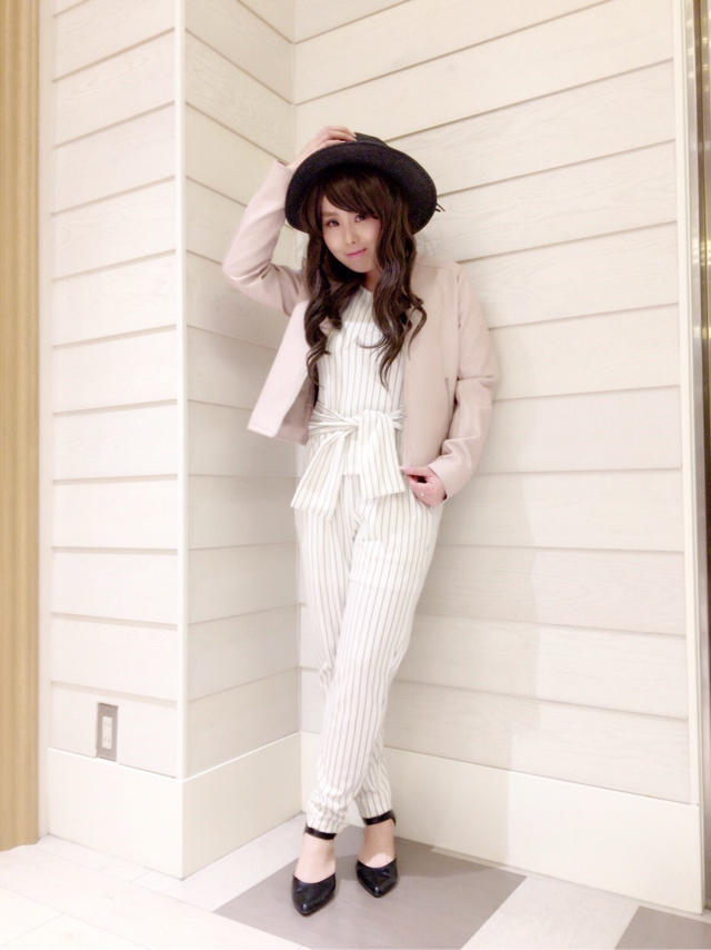 ウエスト片結びシリーズ♫爽やかなストライプで春をお過ごし下さい♡ヘルプoff shot♡nao