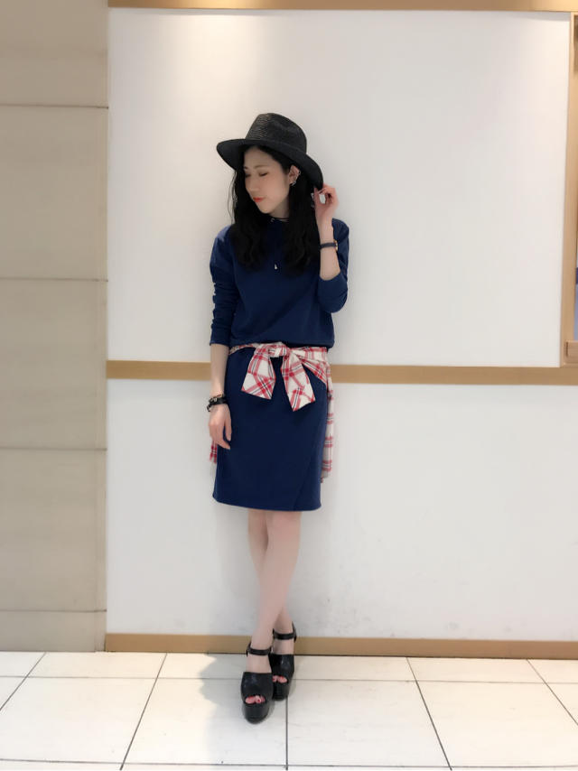 チェックシャツ付き♫お得なセットアップ♡mako