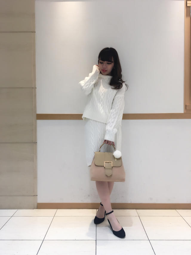 ケーブル編みが可愛い♪セットアップ♡ai/new nail♡