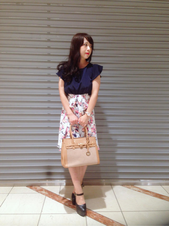 デートにもオススメ♪オリジナル花柄ワンピース♡marina