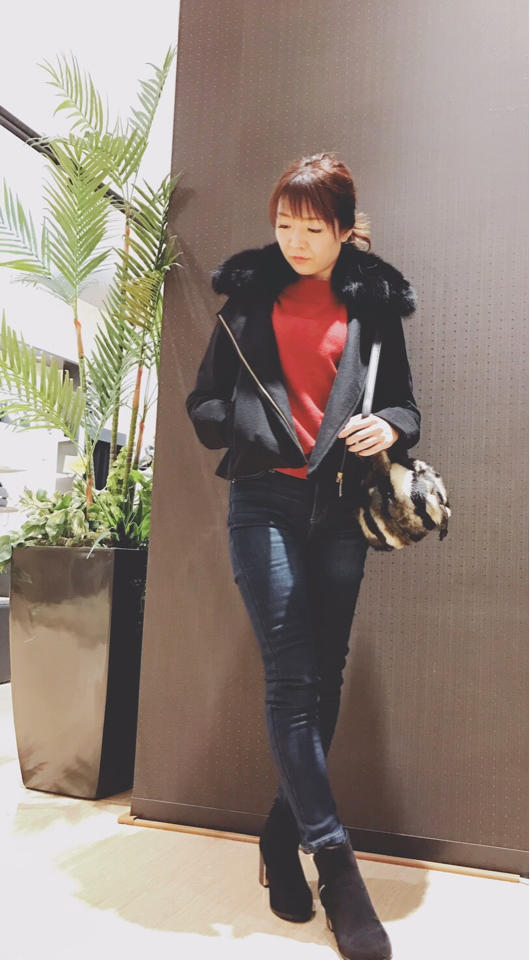 白石麻衣さんカタログ着用ライダースジャケット❤️