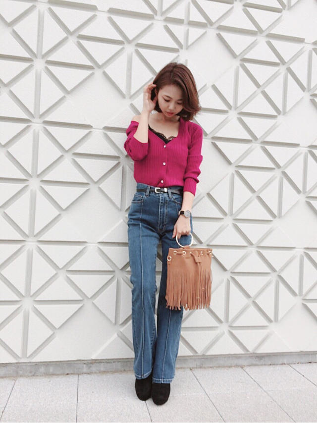 リブニットカーディガン ❤︎ RINA