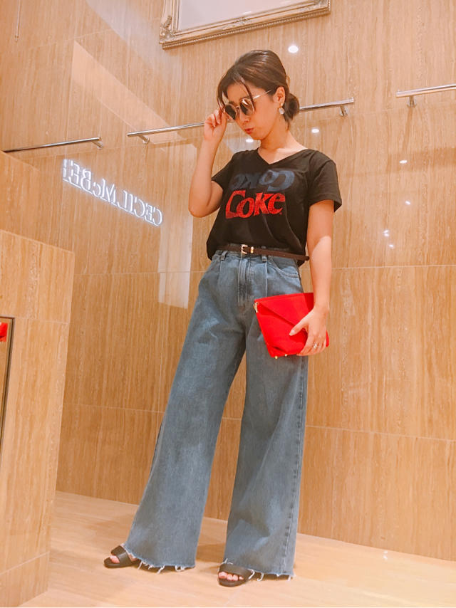 コカ・コーラコラボ♡Tシャツコーデ