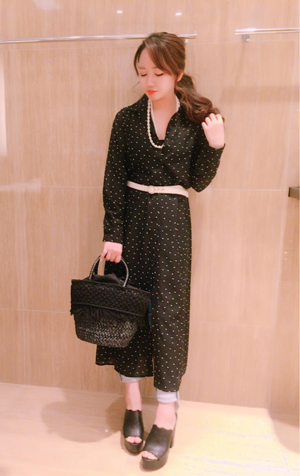 ドットシャツ♡maki