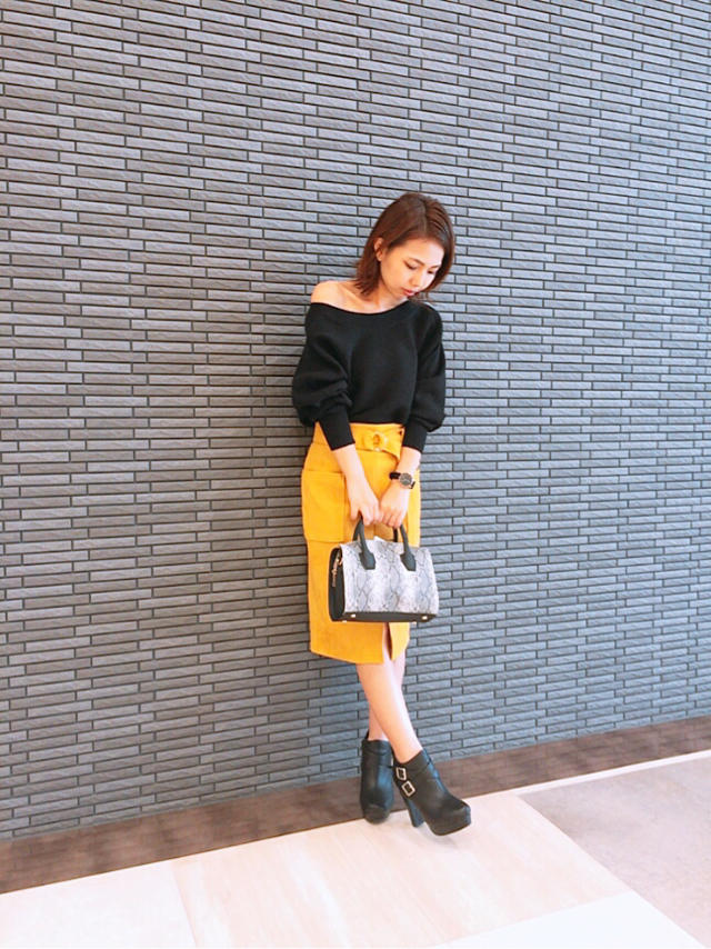 スエード調タイトスカート ❤︎ RINA