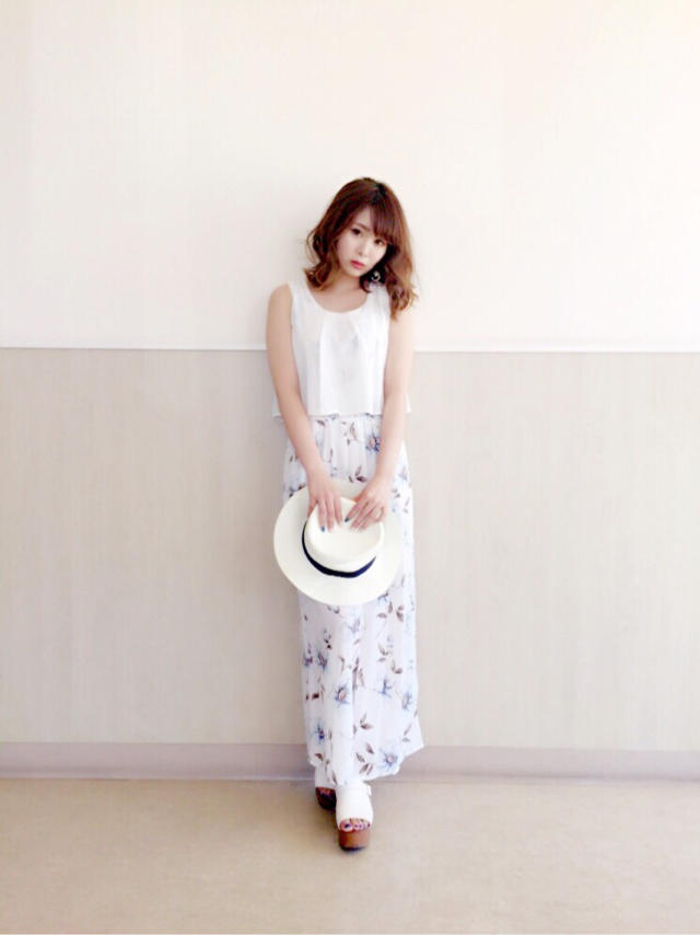 花柄ロンパース ♡ karin