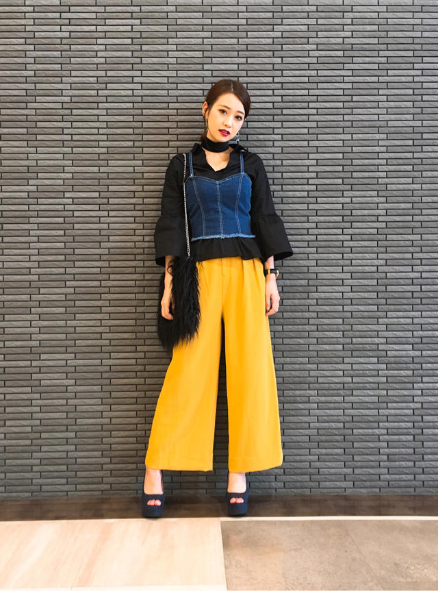 デニムビスチェ＆シャツSET ♥ arina