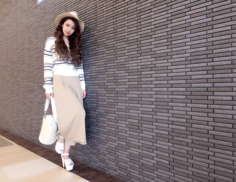ボーダーニットセットアップ ♡ arina