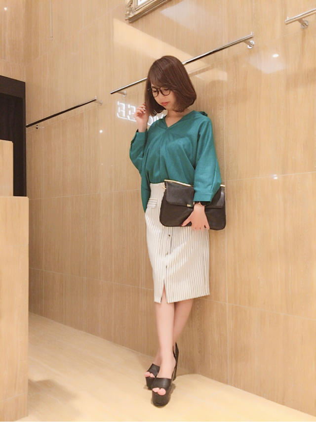ストライプペンシルスカート♡RINA