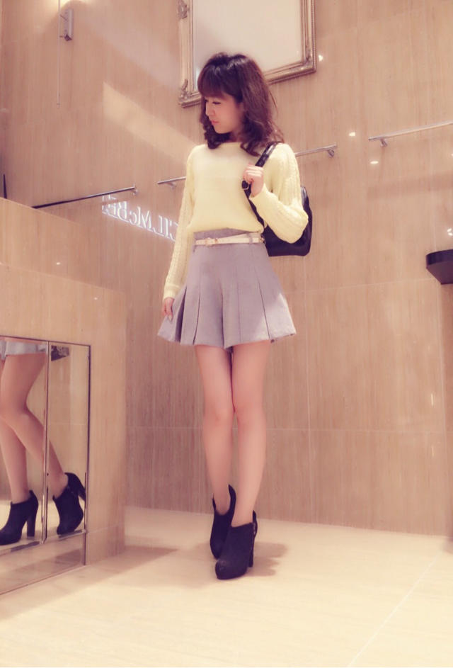 ケーブルニット❤️着回しコーデ