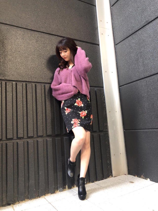 フラワードットスカート❤️