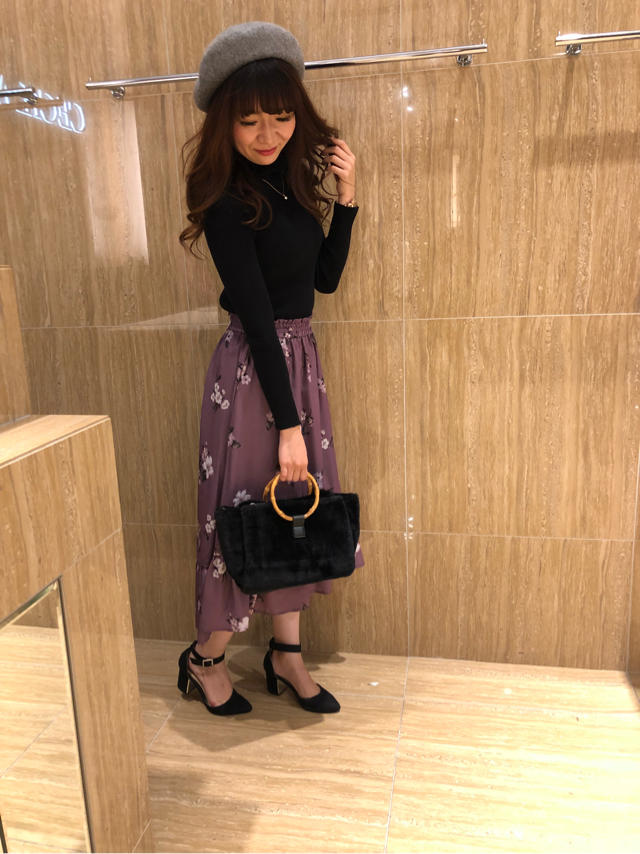 フラワーフィッシュテールスカート❤️