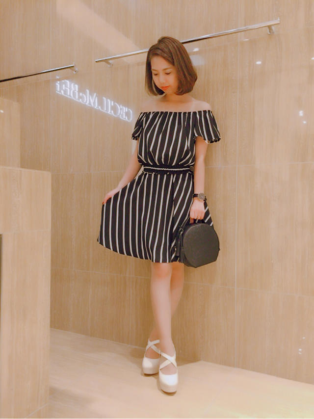 ストライプワンピ ♡ RINA