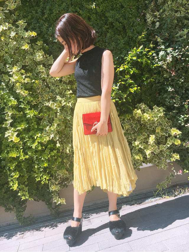 new arrival♡ブロークンプリーツスカート