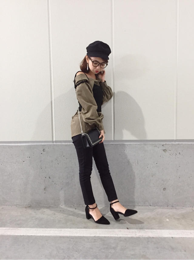 ニットビスチェ&シャツset❤️