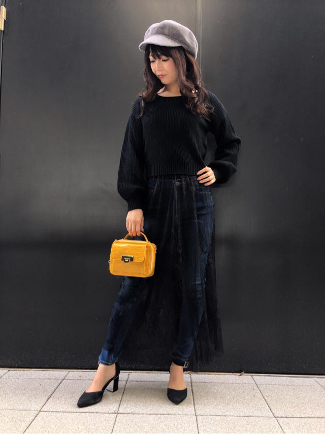 ニット＆レースワンピset❤️