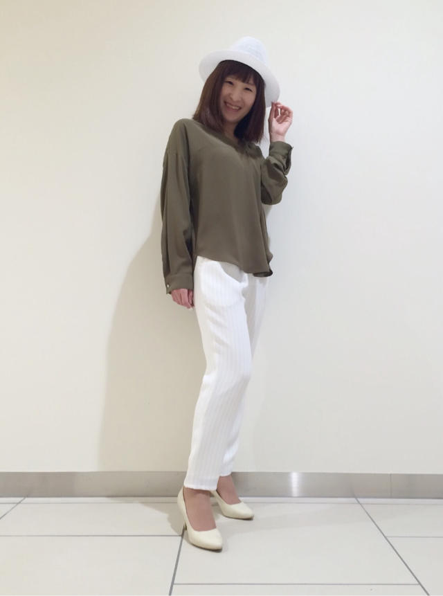 定番のストライプパンツ☆