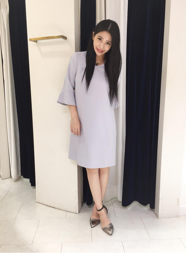 スリーブデザインワンピース