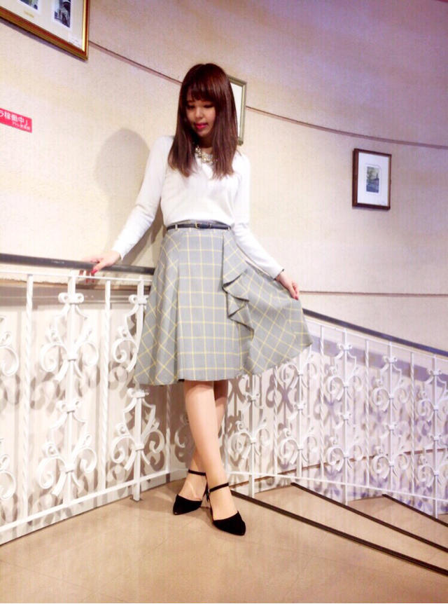本日入荷チェックスカート♪＋サンセット…♡