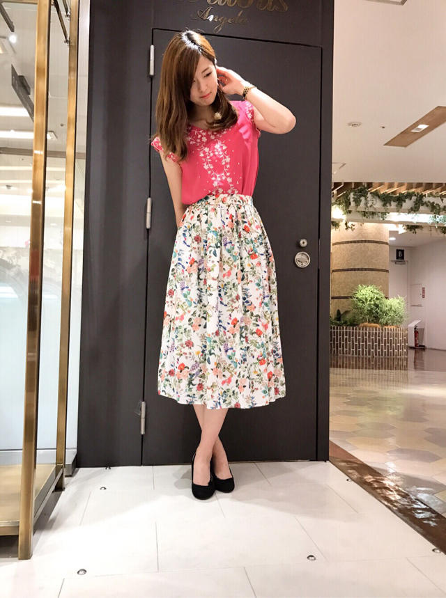 夏感たっぷりボタニカルスカート♡♡